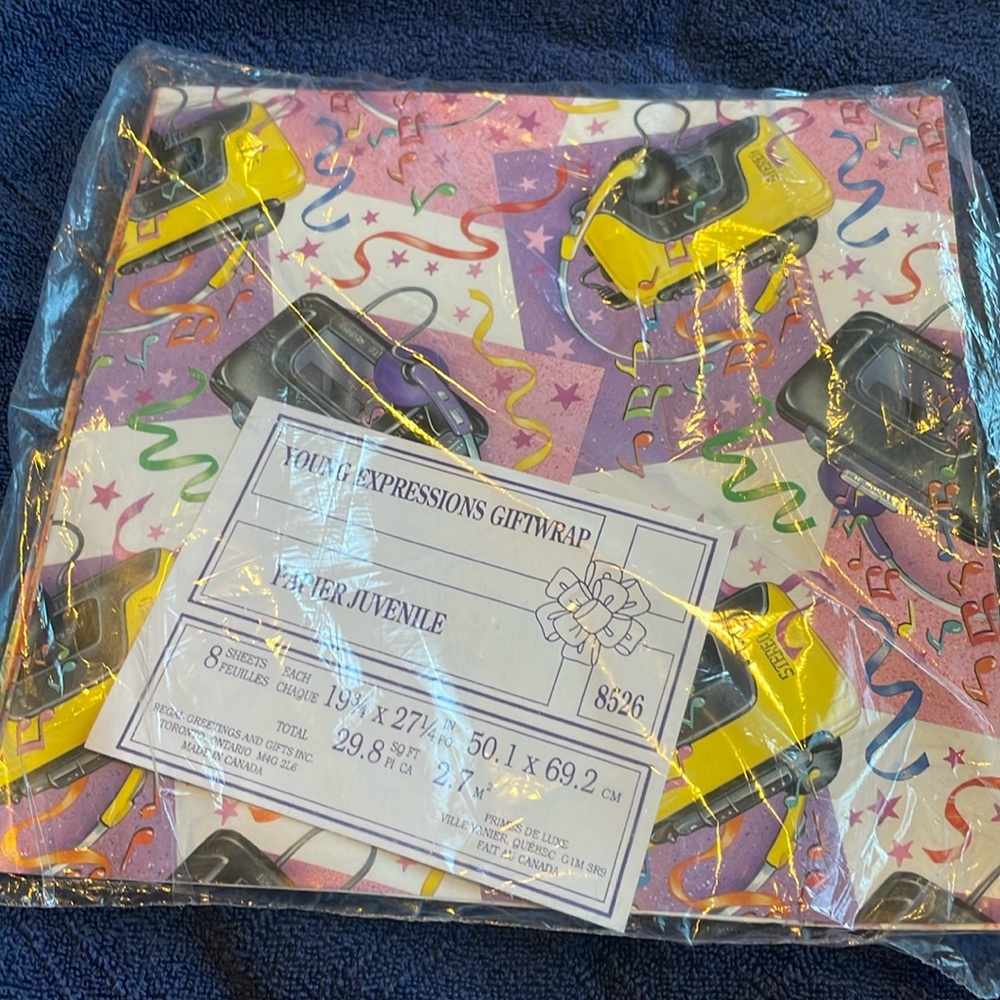 Vintage wrapping paper